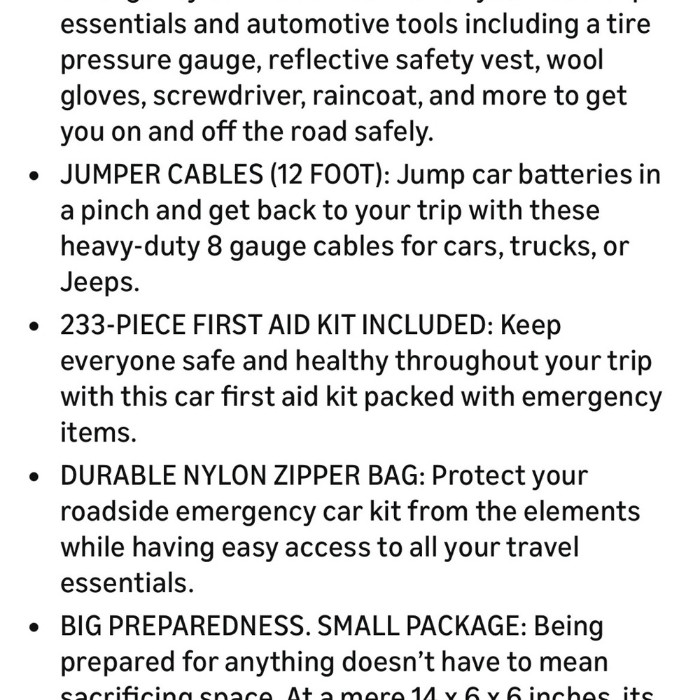 Roadside Rescue Kit NWT - Picture 7 of 7